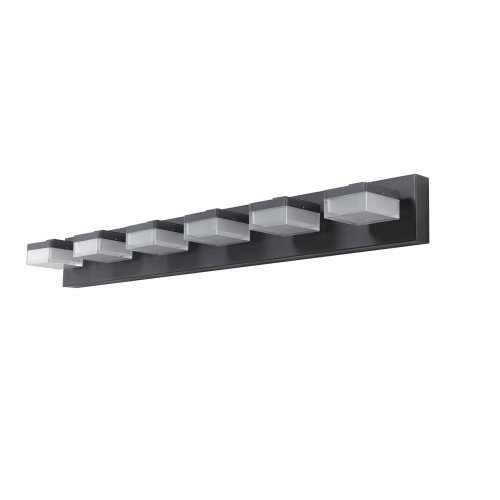 Modern 6 Lights Black LED Makeup Mirror Fixtures For Bathroom And Vanity Unavailable Platforms- Temu - Image 3