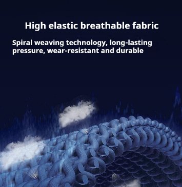 Professional Sports Running Fitness Basketball Skipping Rope Long Calf Compression Stockings Long Tube Breathable - Image 2