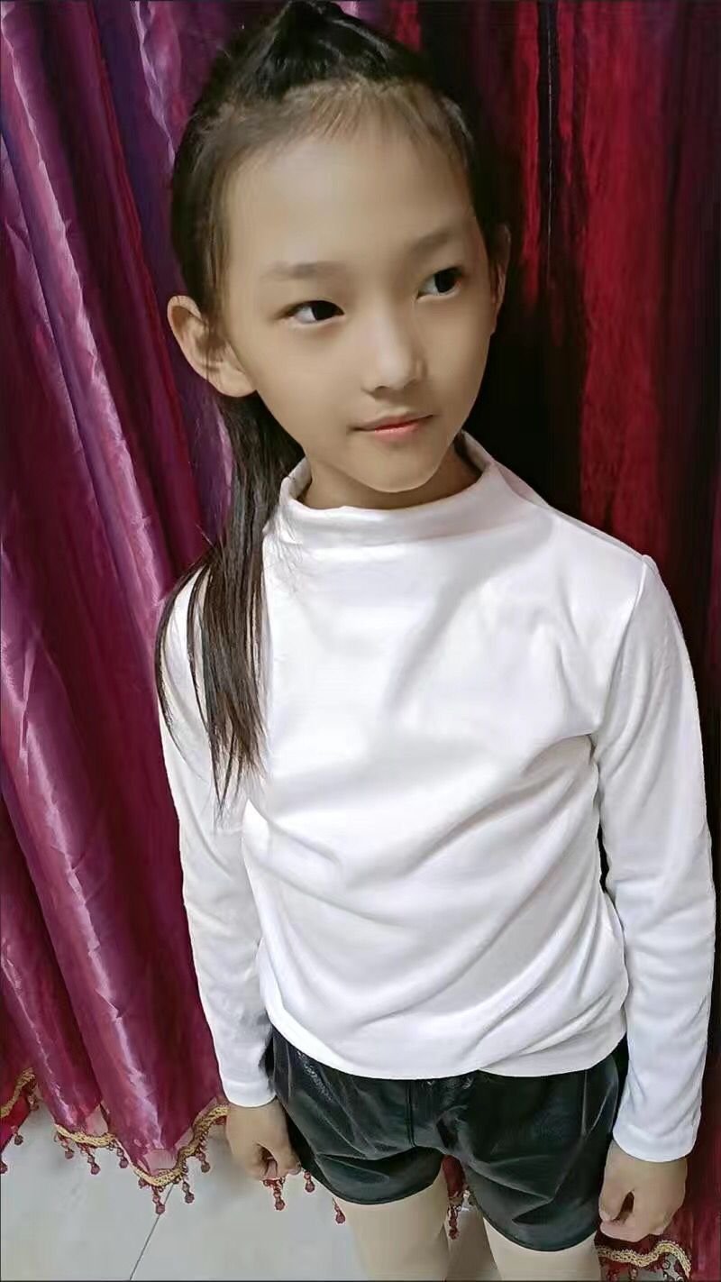 Autumn Winter Long Sleeve T-shirts For Boys And Girls And Cashmere Warm Tops - Image 5