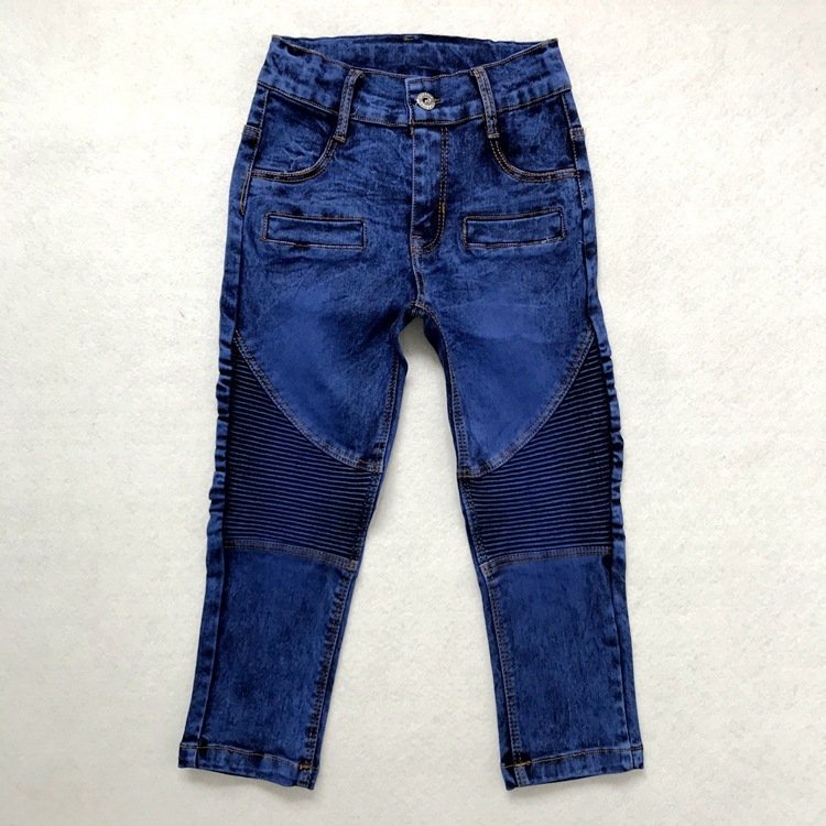 Crinkled Stretch Slim Fit Kids Trousers - Image 9