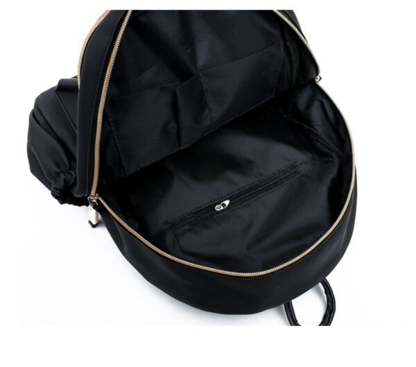 Waterproof Oxford Backpack Women Black School Bags - Image 3