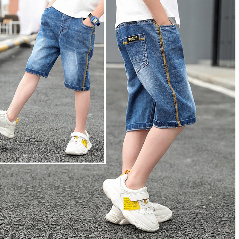Children's Clothes, Children's Pants, Boy Jeans, Summer Casual Fashion Shorts - Image 4
