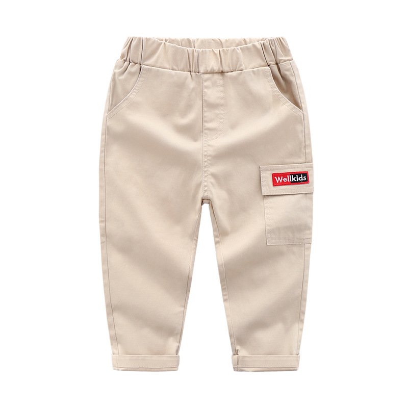 Children's cotton slim feet casual pants - Image 8