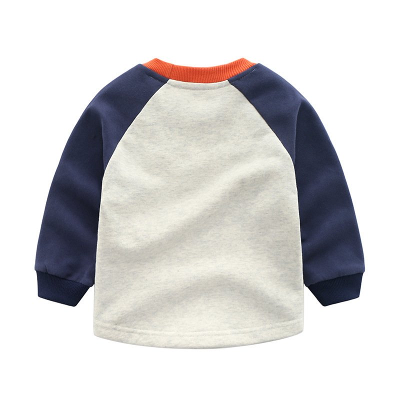 Children's Thickened A Cotton T-shirt Cartoon Top - Image 5