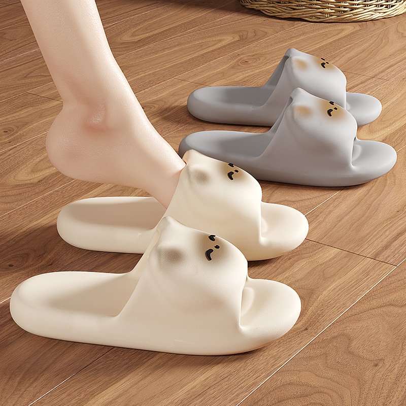 Cartoon Cat Slippers Home Non-slip Floor Bathroom Slipper Summer Bedroom House Shoes - Image 9