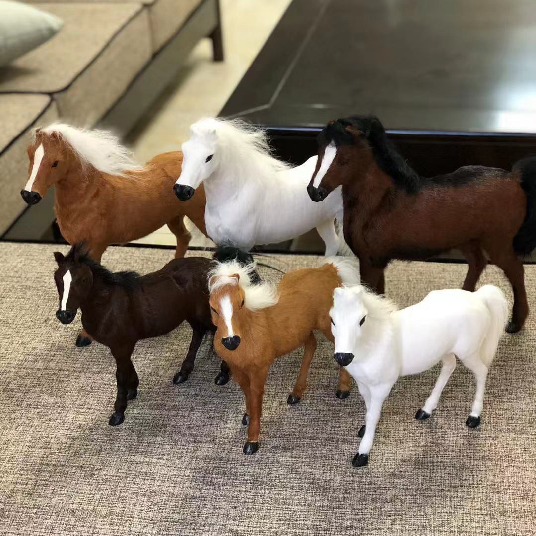 New Creative Horse Ornament Props Doll Simulation Toys Action Figures