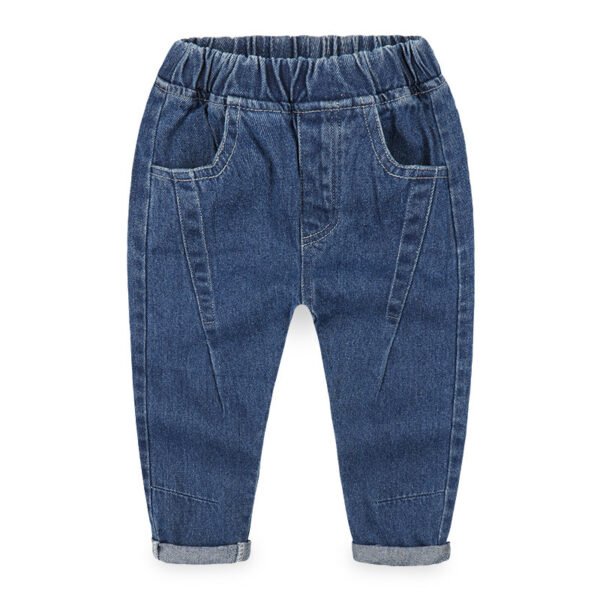 Boys black jeans long pants - Image 4