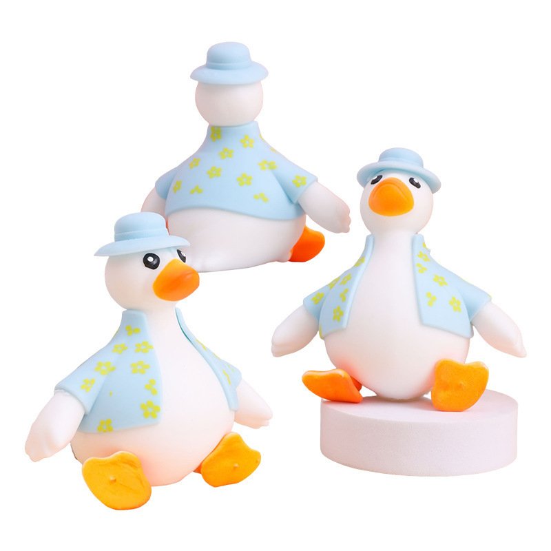 Bouncy Duck Stress Relief Toy Pinch Cute Selling Cute Come On Small Yellow Duck Trick Toy - Image 2