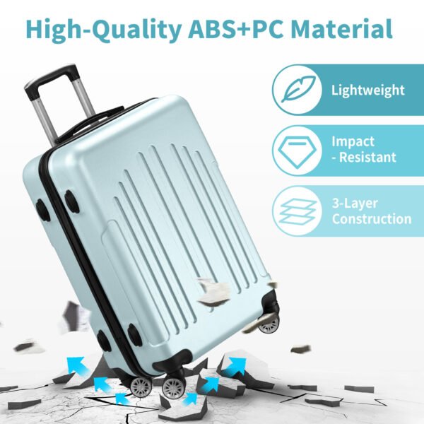 Three In One ABS PC Suitcase 20in 24in 28in Suitcase - Image 3