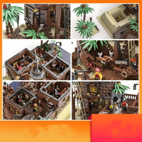 Large Captain Action Shipwreck Caribbean Series Assembled Toys - Image 5