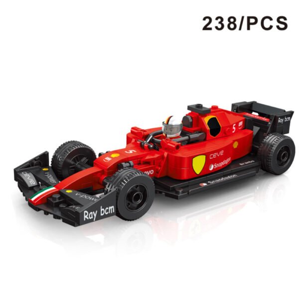 Formula Building Blocks Racing F1 Assembled Sports Car Model Toys - Image 4