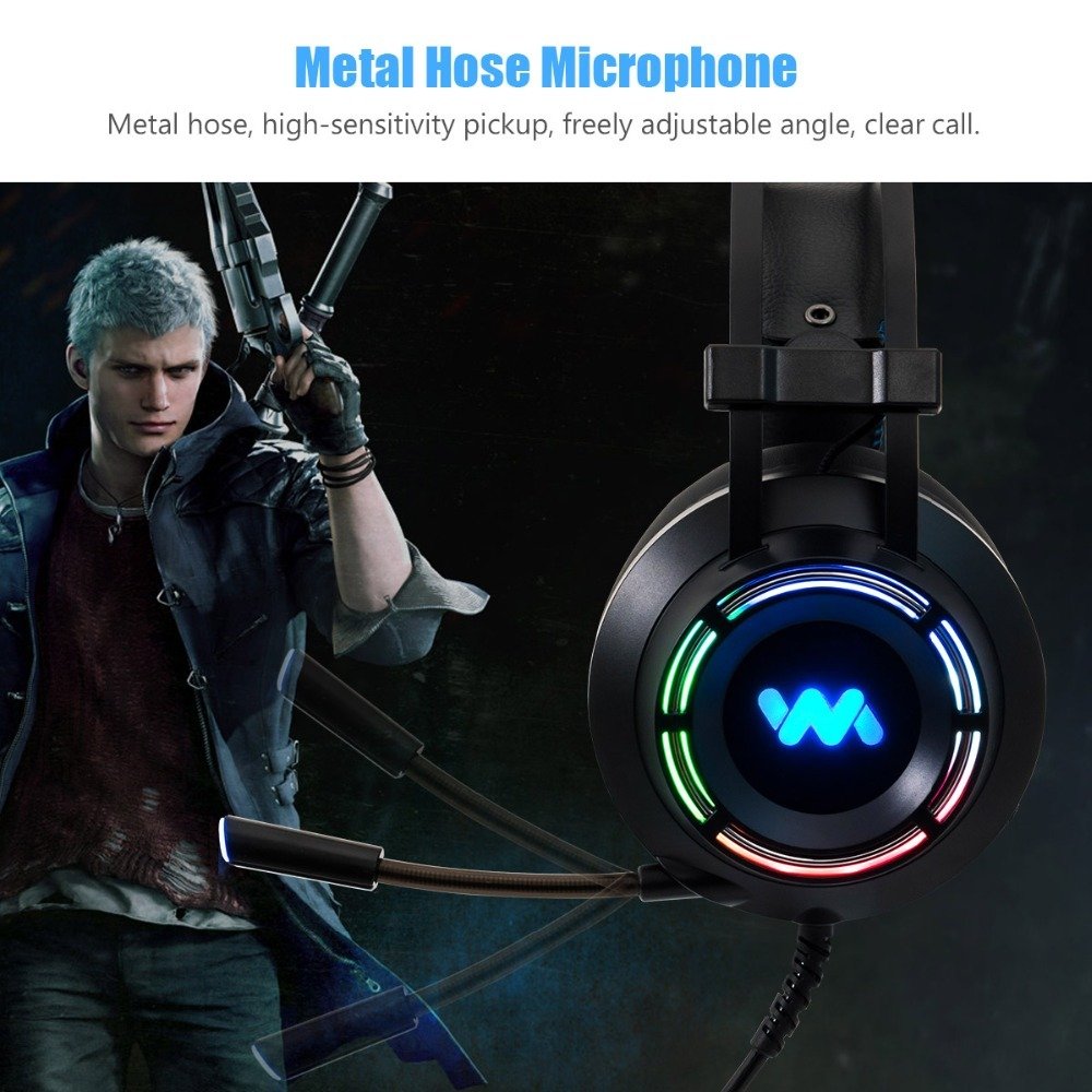 Gaming Internet Cafe Professional Gaming Headset 7.1 Channel Noise Cancelling Headset - Image 2