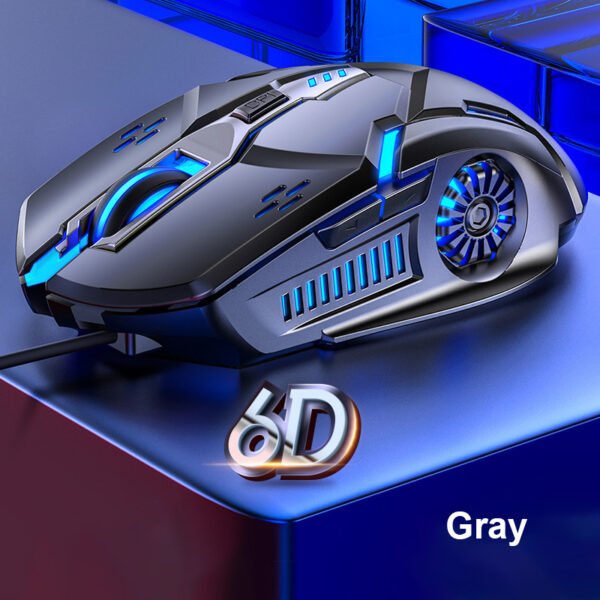 G5 Wired Gaming Mouse Colorful Backlight 6 Button Silent Mouse 4-Speed 3200 DPI RGB Gaming Mouse For Computer Laptop Mice - Image 7