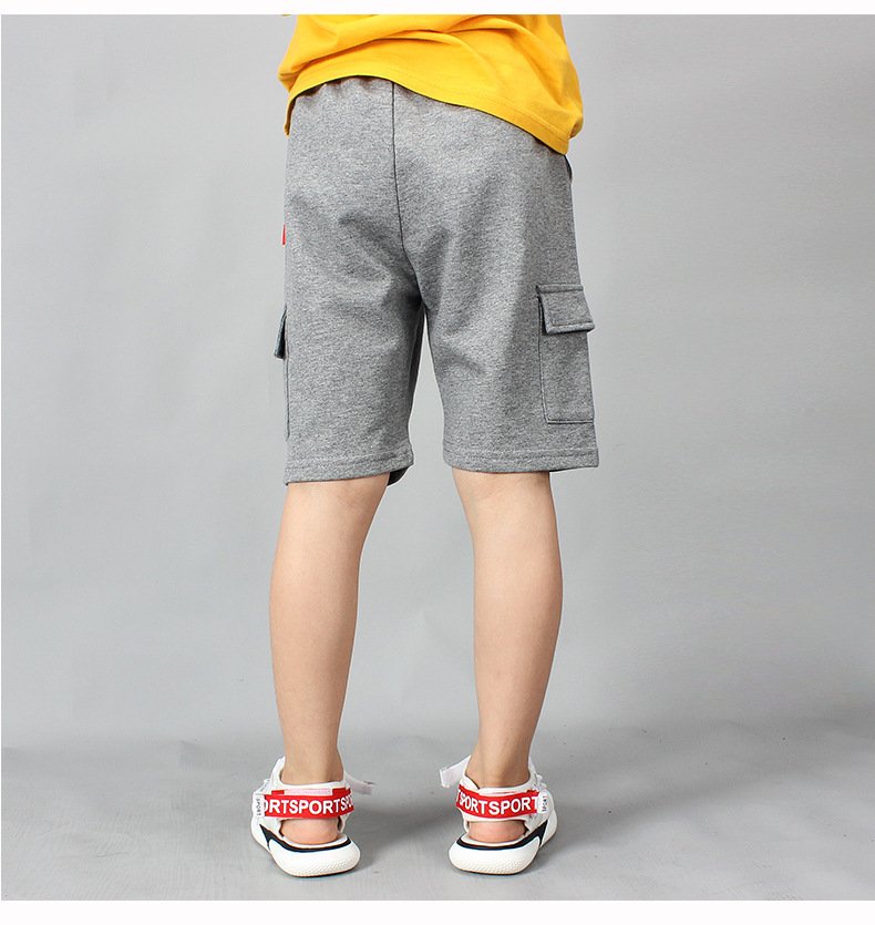 Summer New Boys' Cotton Casual Overalls Shorts - Image 6