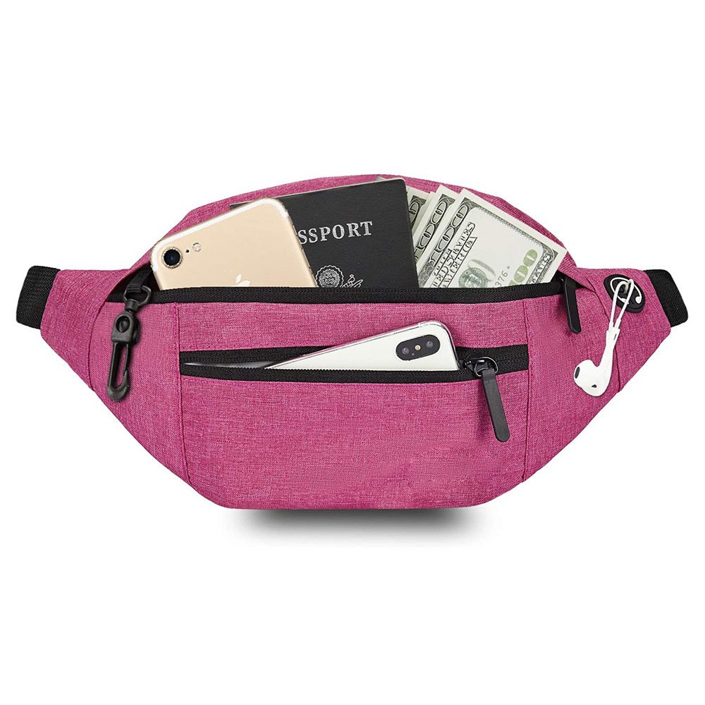 Outdoor Leisure Sports Waist Bag Waterproof Workout Travel Crossbody - Image 6