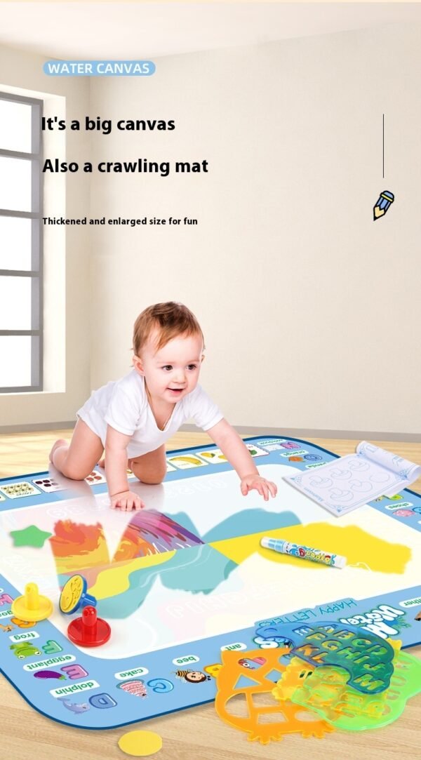 Cloth Toy Clear Water Painting Drawing Board Magic Color Graffiti Blanket Water Picture Book - Image 10
