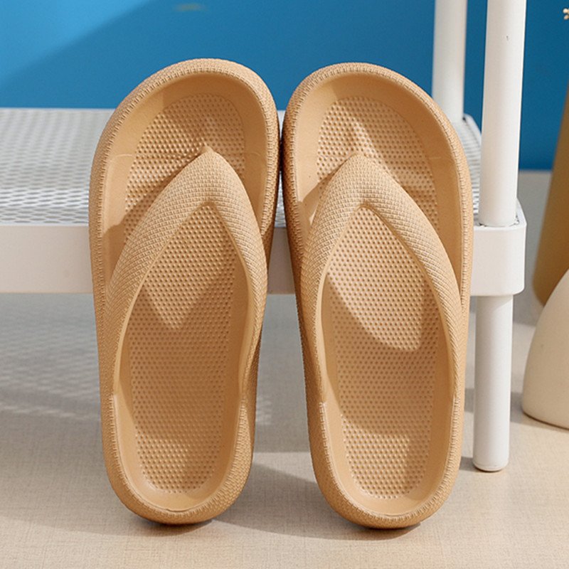 Clip Toe Shoes Eva Non-Slip Slippers Soft Sole Flip Flops Women Thick Bottom Bathroom Slides Summer - Image 3