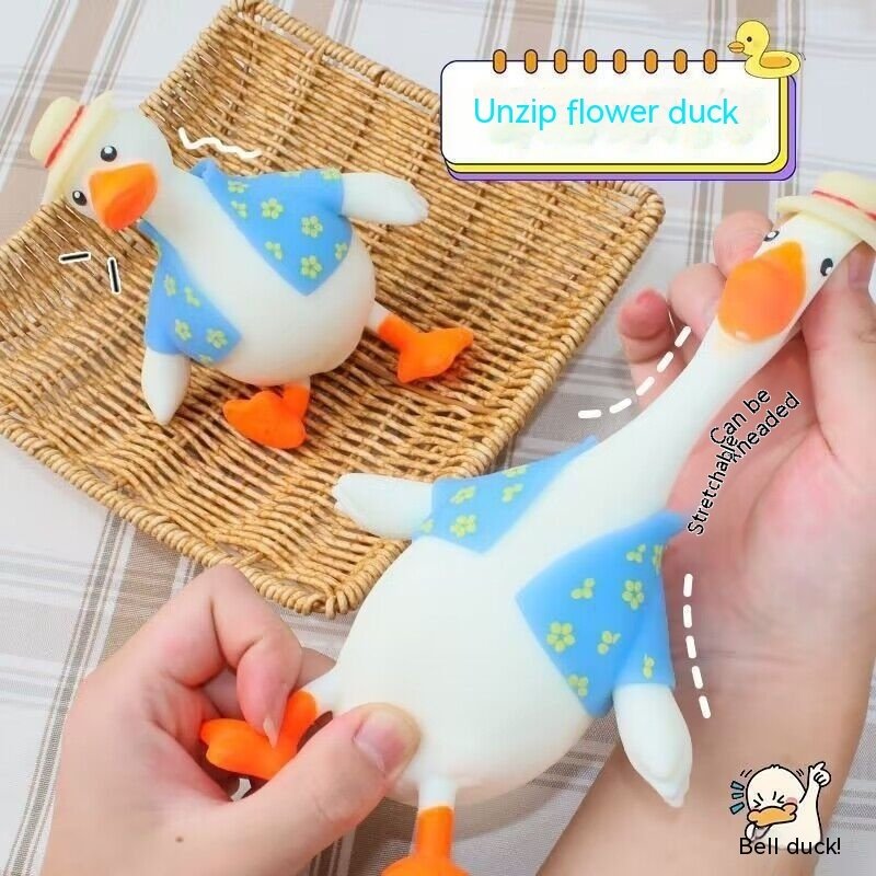 Bouncy Duck Stress Relief Toy Pinch Cute Selling Cute Come On Small Yellow Duck Trick Toy - Image 5