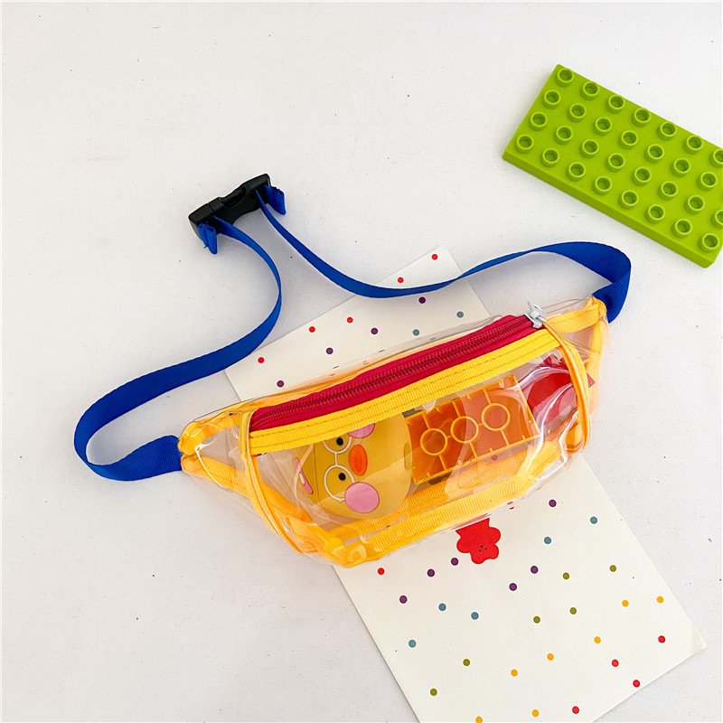 Children's Transparent Plastic Beach Jelly Waist Pack - Image 5