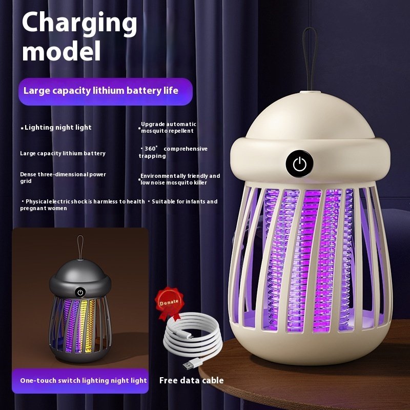 Mosquito Killer Lamp Insect Repellent Radiation Less Mute Electric Insect Trap Usb Charging Outdoor Mosquito Killer Repellent - Image 6