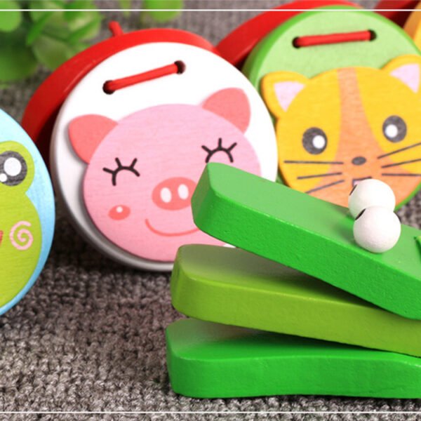 Cartoon Animals Beat Toys Wooden Folk Musical Instruments Allegro - Image 6