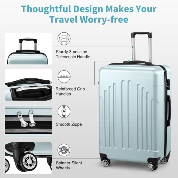 Three In One ABS PC Suitcase 20in 24in 28in Suitcase - Image 5