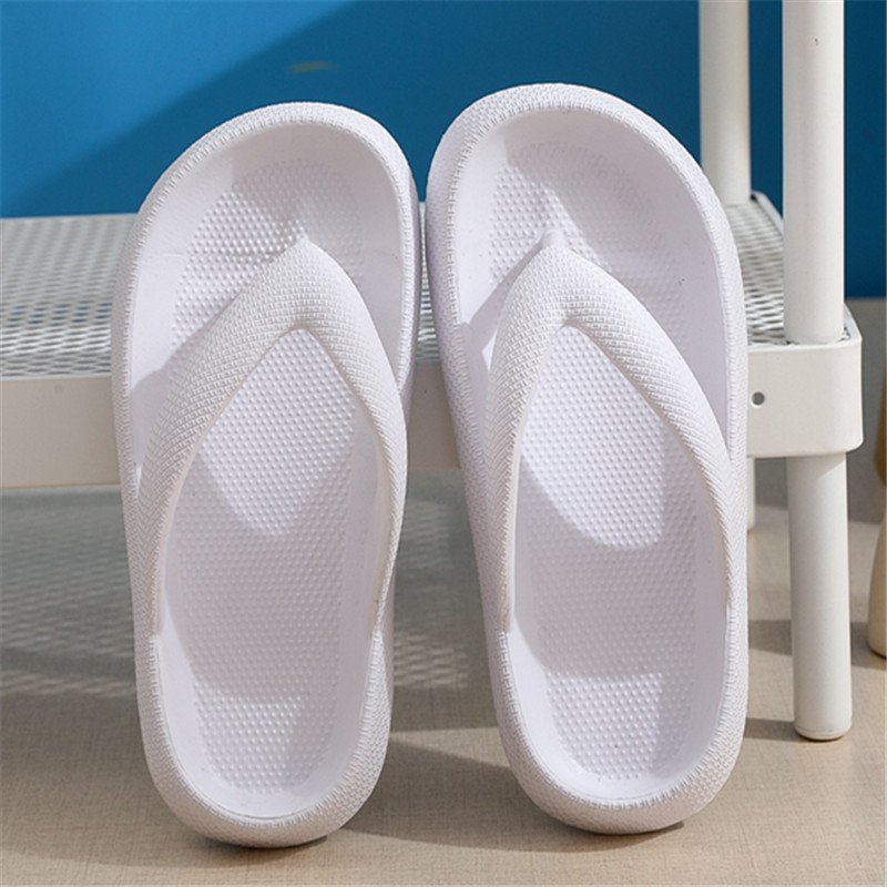 Clip Toe Shoes Eva Non-Slip Slippers Soft Sole Flip Flops Women Thick Bottom Bathroom Slides Summer - Image 2