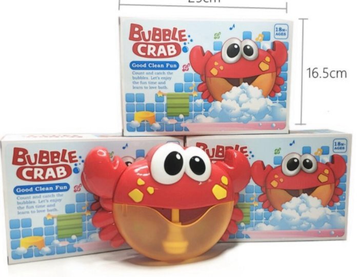 Kids Baby Shower Toys Automatic Crab Bubbler with Music - Image 5