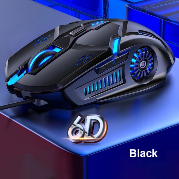 G5 Wired Gaming Mouse Colorful Backlight 6 Button Silent Mouse 4-Speed 3200 DPI RGB Gaming Mouse For Computer Laptop Mice - Image 10