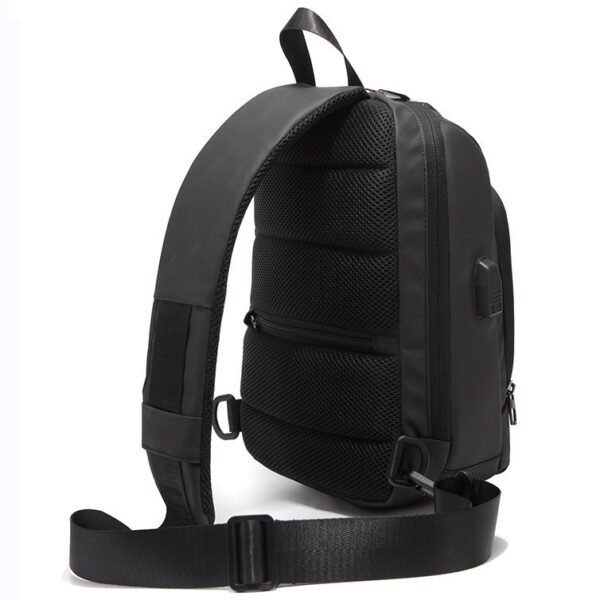 Anti-theft Lock Upscale Chest Bag Men Shoulder Bags USB Charging Crossbody Bags Summer Short Trip Travel Messengers Bag Unisex - Image 3
