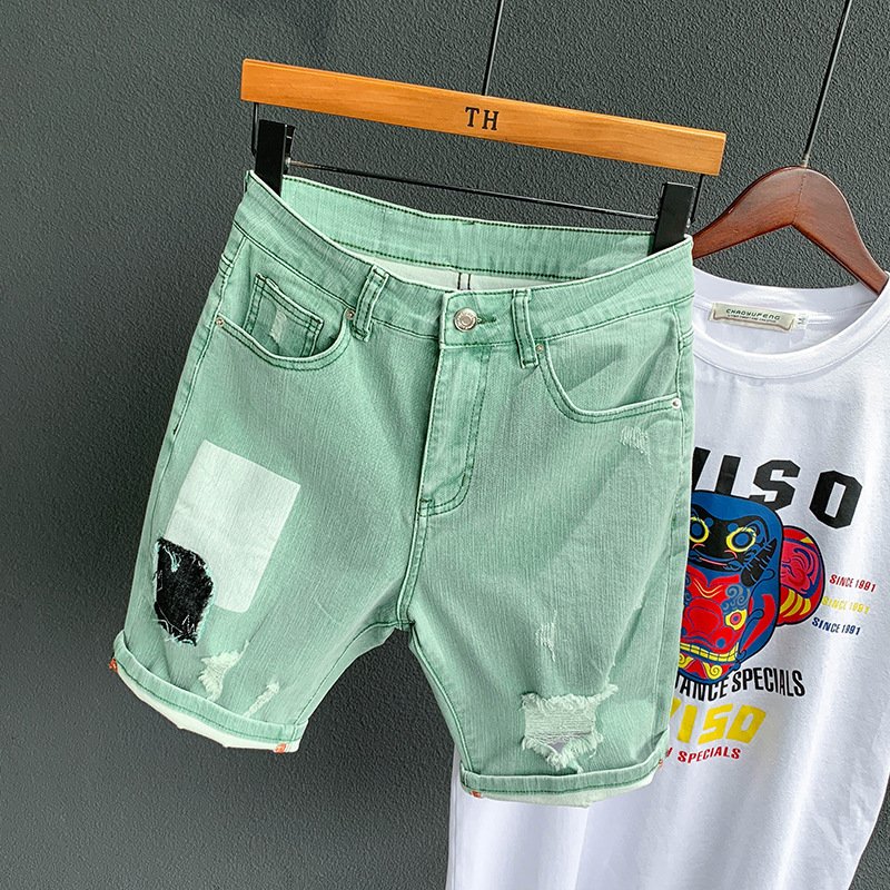 Ripped denim shorts - Image 5