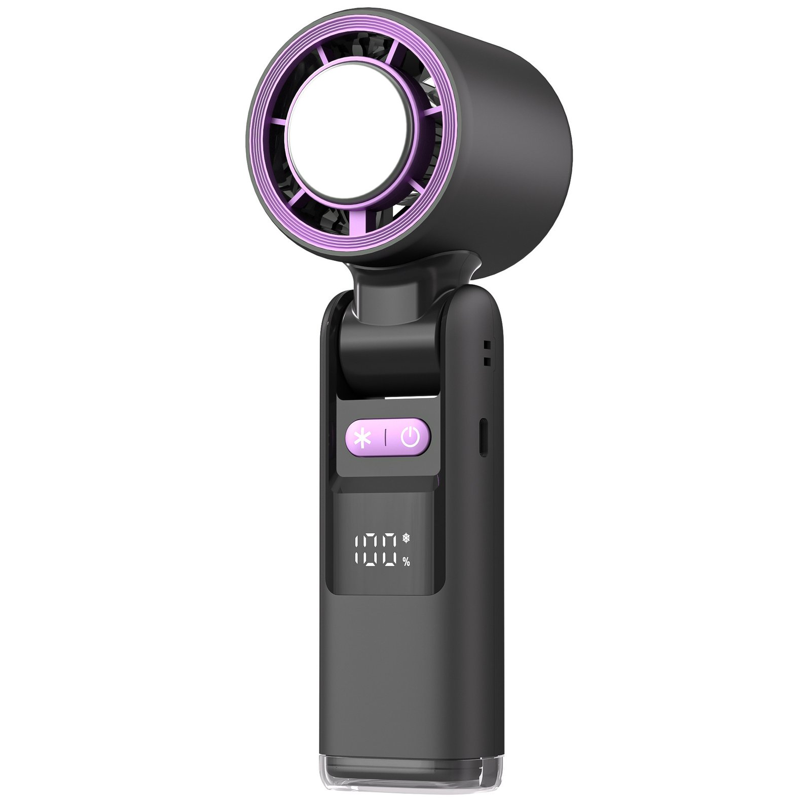 Turbos Chilled Ice Sensation Cold Fan Super Mini Turbos Speed Fan USB Powered Digital Display For Outdoor Camping Travel - Image 9