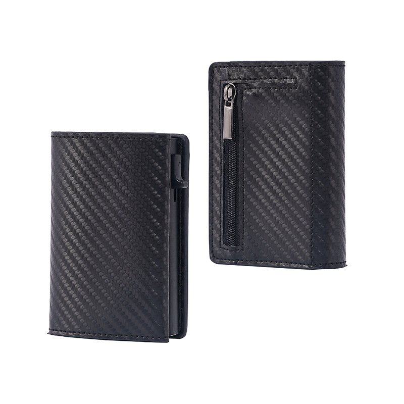 PU Cassette Rfid Blocking Aluminum Alloy Polyurethane Card Mount - Image 3