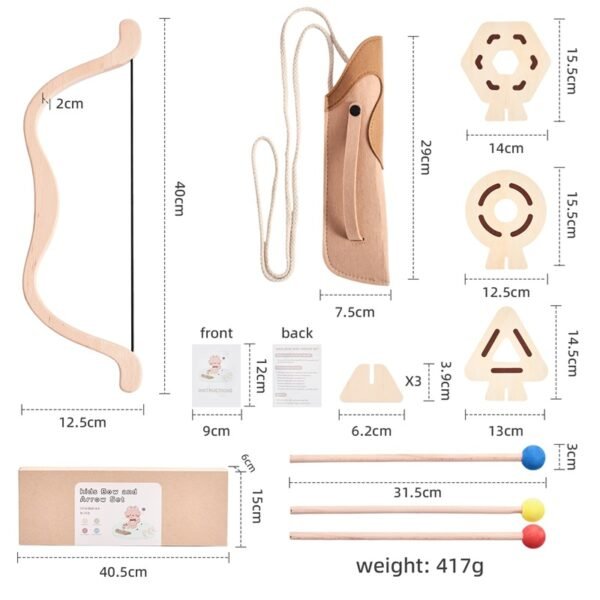 Archery Shooting Sports Educational Wooden Toys - Image 4