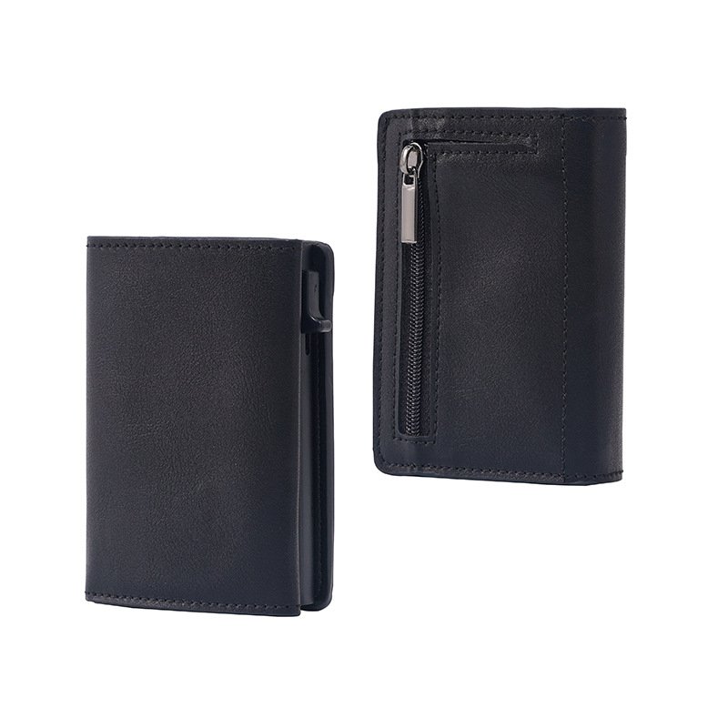 PU Cassette Rfid Blocking Aluminum Alloy Polyurethane Card Mount - Image 5