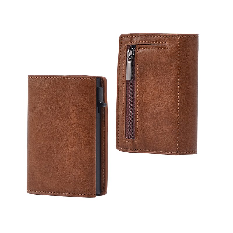 PU Cassette Rfid Blocking Aluminum Alloy Polyurethane Card Mount - Image 4