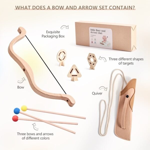 Archery Shooting Sports Educational Wooden Toys - Image 2