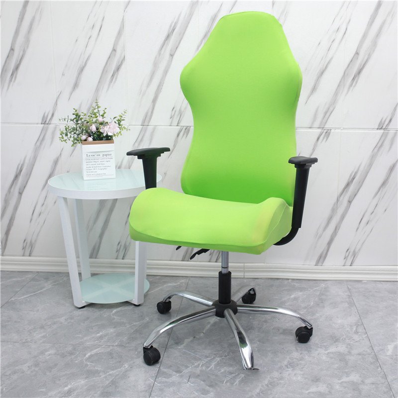 Stretch Fabric Gaming Chair Cover Armrest Swivel Chair Seat - Image 9