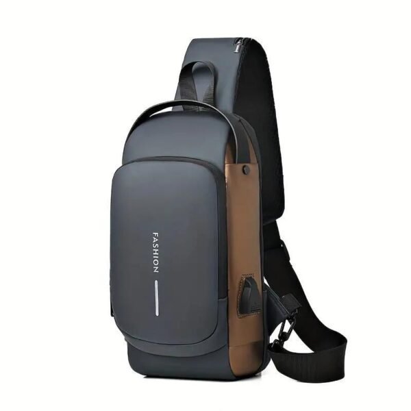 Men S Waterproof Motorcycle Chest Bag - Anti-Theft Shoulder Bag  Oxford Fabric, Multifunctional For Hiking   Outdoor Activities, Outdoor Shoulder Bag   Versatile Carryall  Durable Oxford Fabric - Image 8