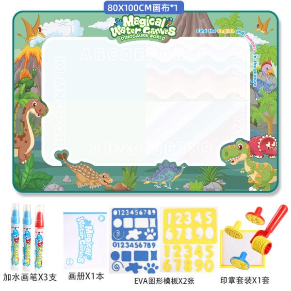 Cloth Toy Clear Water Painting Drawing Board Magic Color Graffiti Blanket Water Picture Book - Image 2