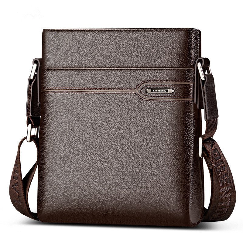 Horizontal Briefcases The First Layer Of Cowhide Business Leather - Image 3