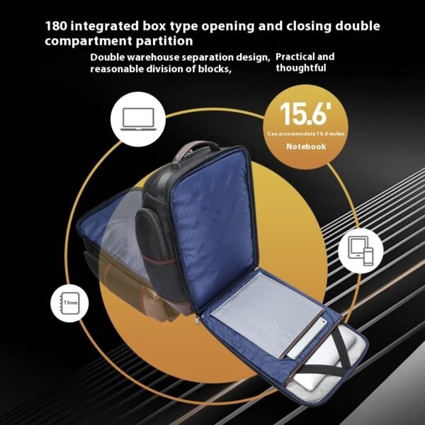 Multi-pocket Schoolbag Large Capacity Multifunctional Oxford Cloth Travel Laptop Bag - Image 2