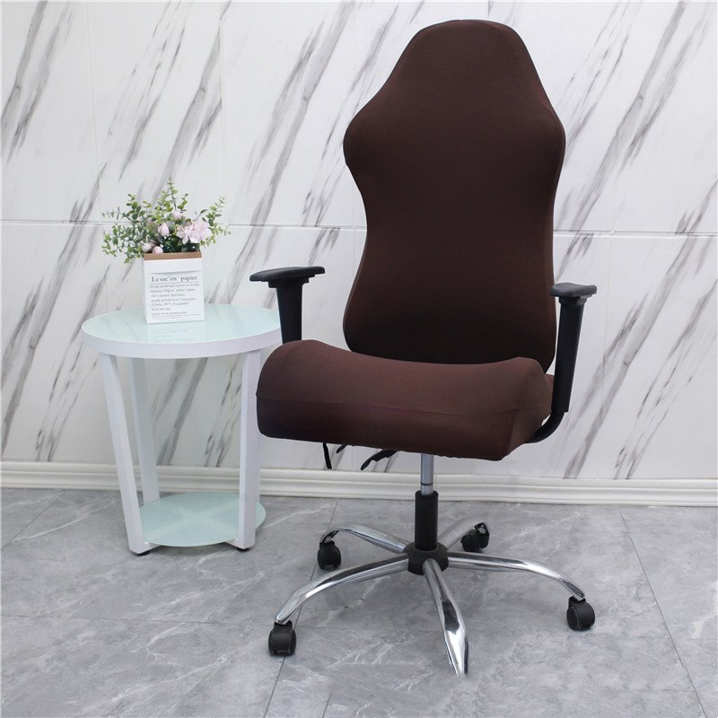 Stretch Fabric Gaming Chair Cover Armrest Swivel Chair Seat - Image 7