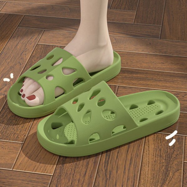 Cute Bear Home Slippers Summer Fashion Thick Bottom Non-slip Bathroom Slipper Women Men Couples Shoes - Image 8