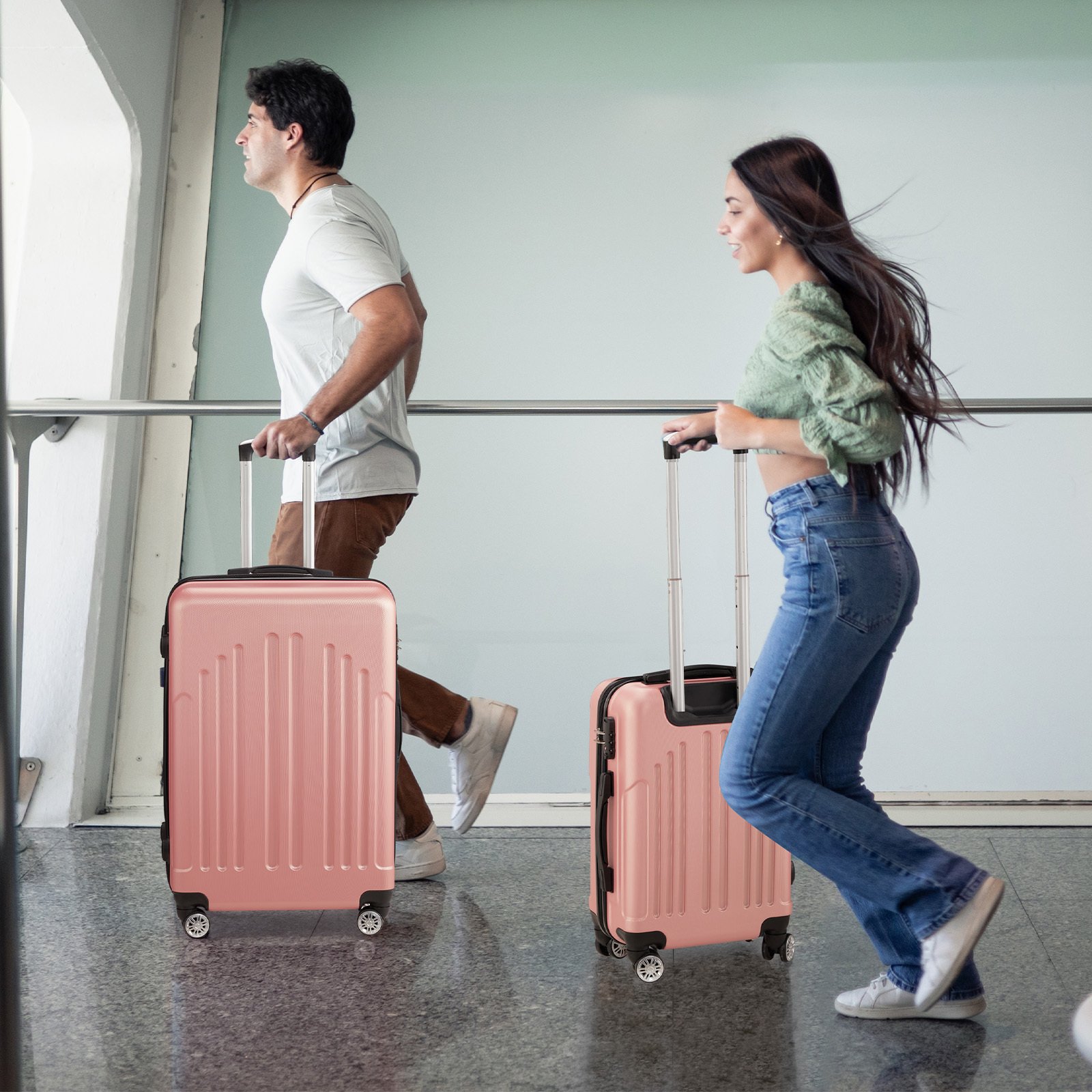 Three In One ABS PC Suitcase 20in 24in 28in Suitcase - Image 4