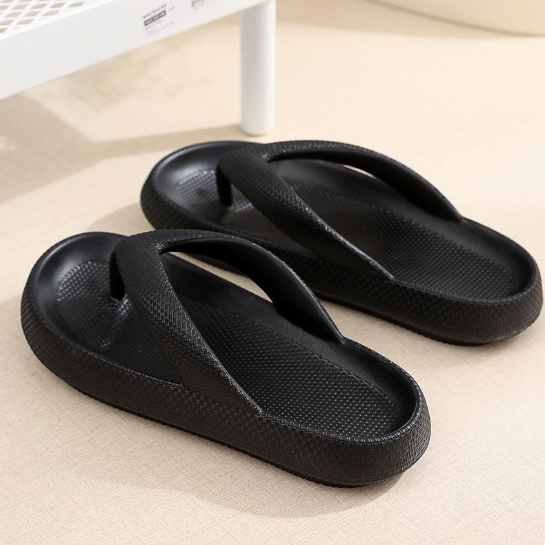 Clip Toe Shoes Eva Non-Slip Slippers Soft Sole Flip Flops Women Thick Bottom Bathroom Slides Summer - Image 5
