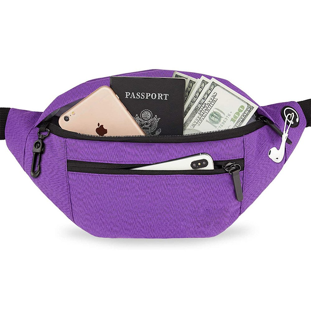 Outdoor Leisure Sports Waist Bag Waterproof Workout Travel Crossbody - Image 5