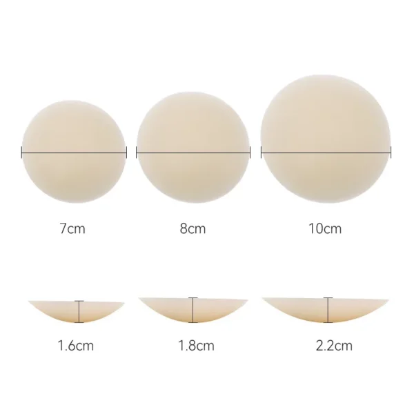 3Pairs Silicone Nipple Cover Seamless Adhesive Breast Boob Tape Invisible Pasties Stickers For Women Sticky Bra Pads Sticky - Image 6